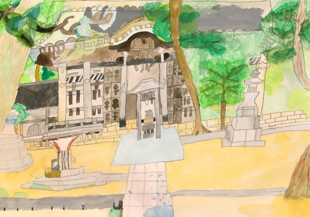 「本成寺」嵐南小　4年　佐藤希夢